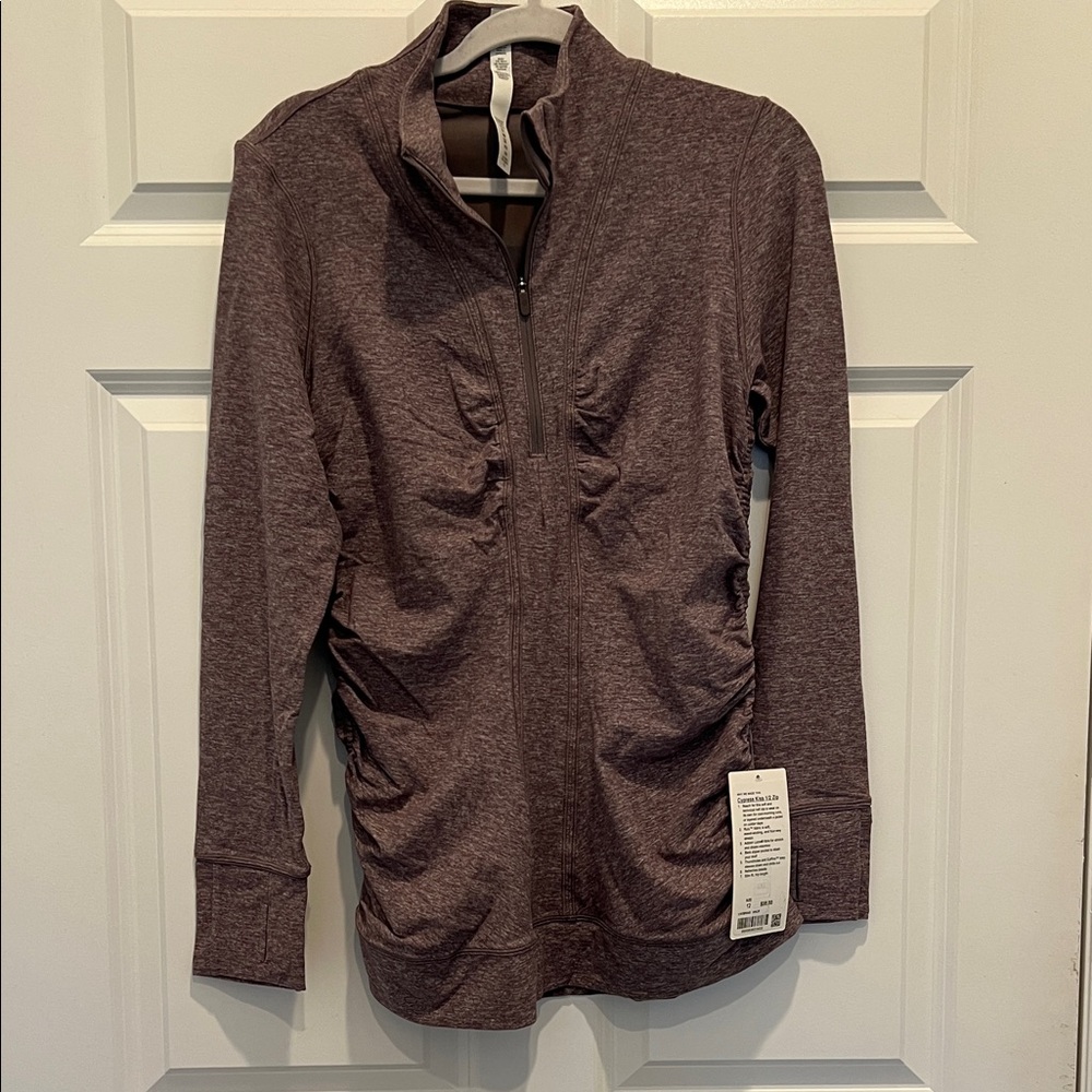 Lululemon Cypress Kiss 1/2 Zip jacket 12 NWT